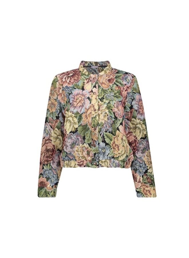 63701-20 998 Geisha jacket multicolour/lurex