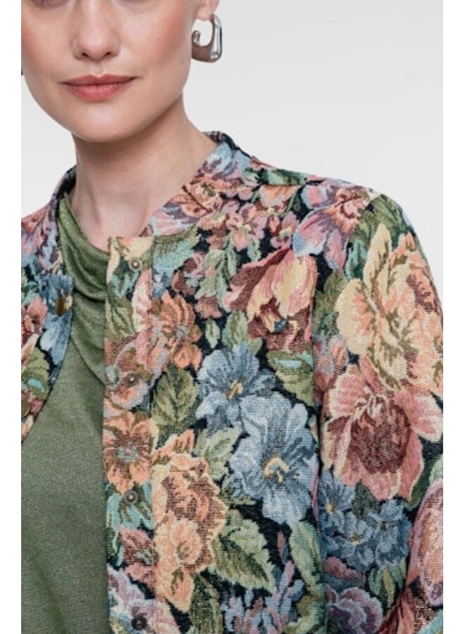 63701-20 998 Geisha jacket multicolour/lurex