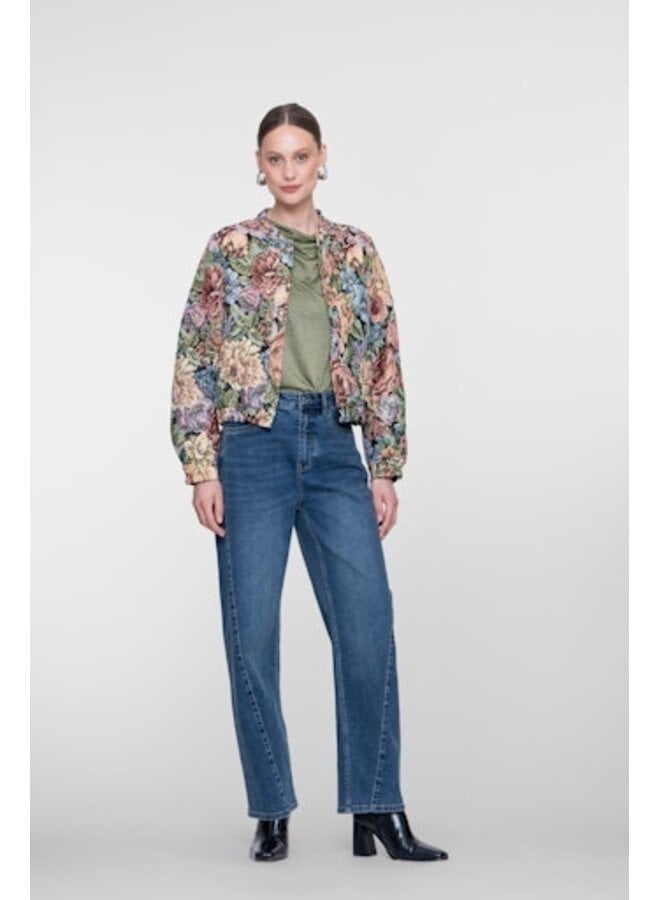 63701-20 998 Geisha jacket multicolour/lurex