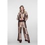 61576-70 775 Geisha Pants satin AOP brown/sand