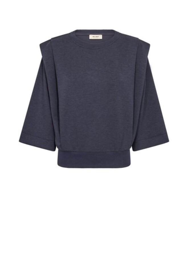 180790 468 MosMosh MMMae O-3/4 Sleeve Sweatshirt Salute Navy