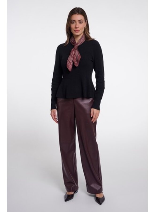 Maëlle.7002611 Rino en Pelle Small square scarf with print Sangria paisley