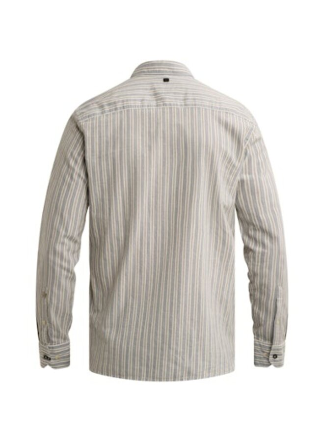 VSI2608210 5356 Vanguard Long sleeve shirt Yarn dye Stripe with chenille China Blue