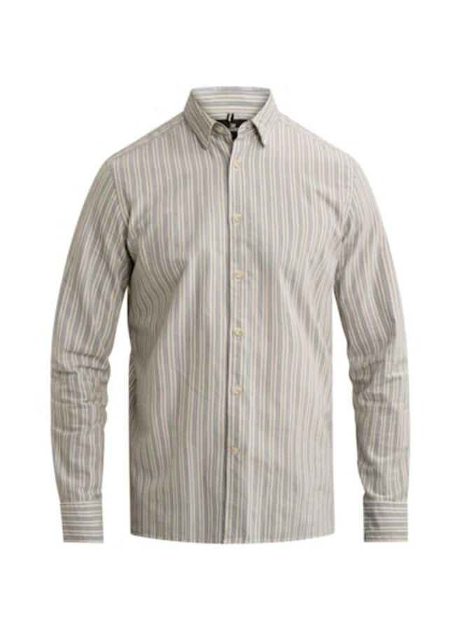 VSI2608210 5356 Vanguard Long sleeve shirt Yarn dye Stripe with chenille China Blue