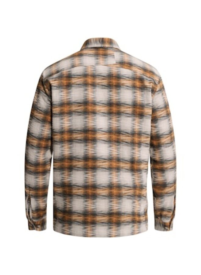 CSI2608212 8136 Cast Iron Long sleeve shirt Check Jacquard Sunburn