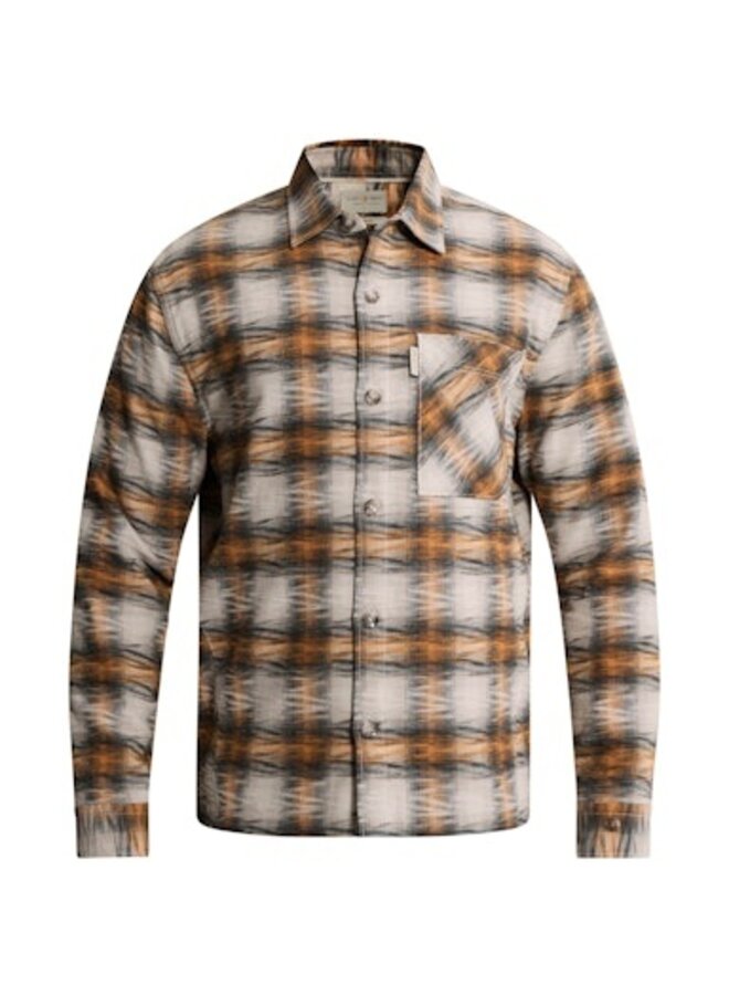 CSI2608212 8136 Cast Iron Long sleeve shirt Check Jacquard Sunburn