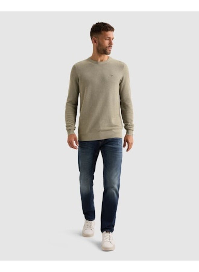 PKW2608324 6412 PME Legend R-neck cotton modal Abbey Stone
