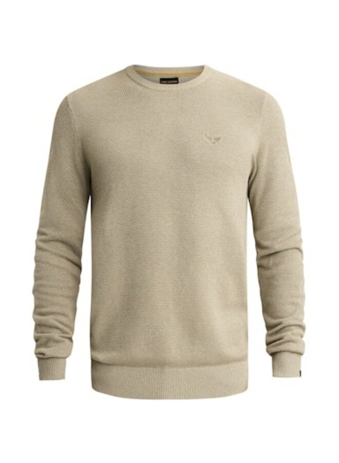 PKW2608324 6412 PME Legend R-neck cotton modal Abbey Stone