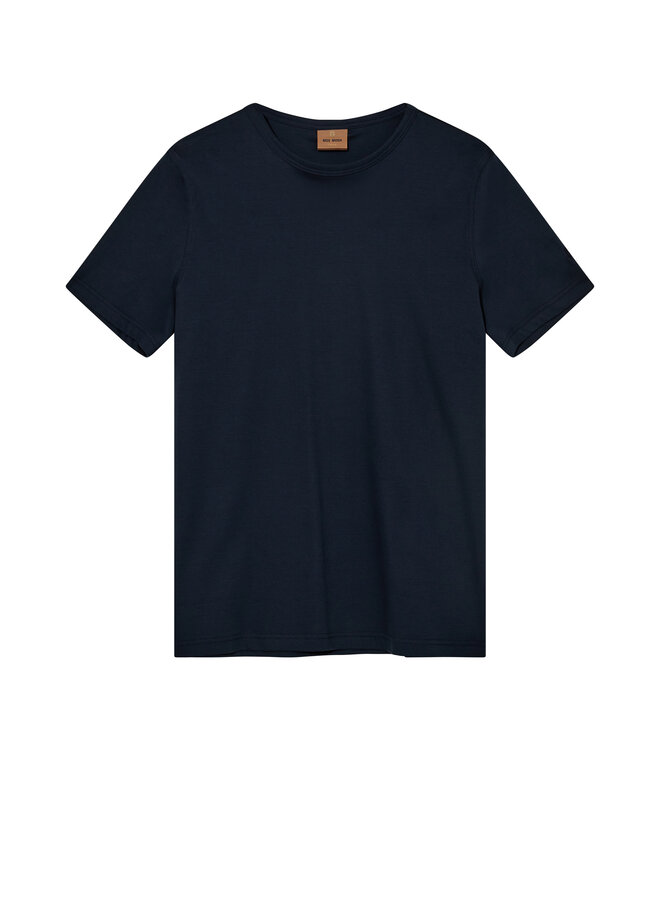 500930 469 MosMosh Gallery MMGPerry O-SS Tee  Navy