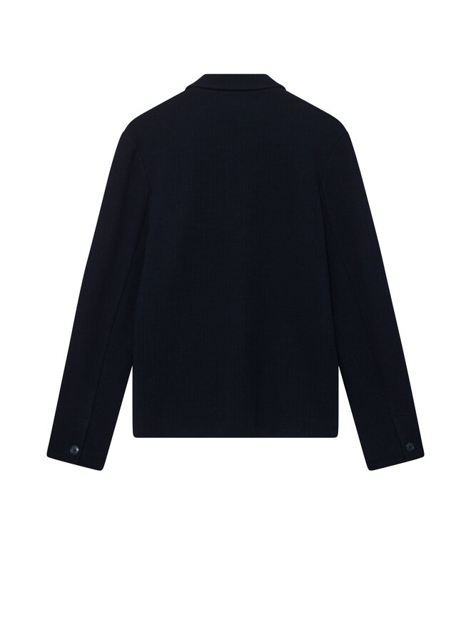 509020 469 MosMosh Gallery MMGAustin Knit Overshirt Navy
