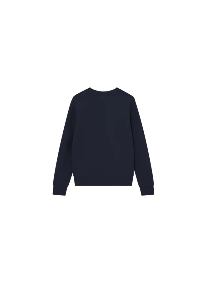 510100 468 MosMosh Gallery MMGAbel Crew Neck Sweat Salute Navy
