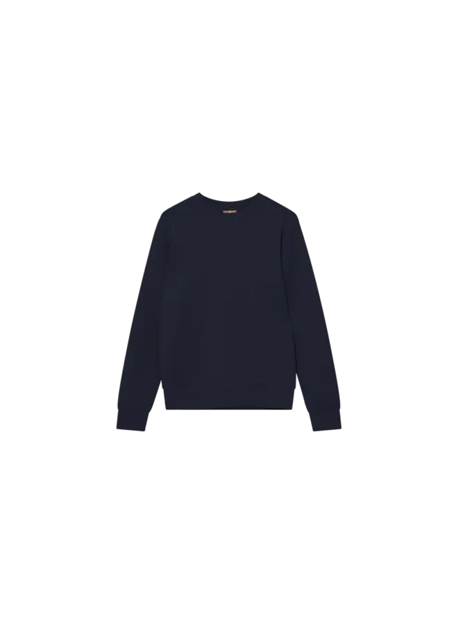 510100 468 MosMosh Gallery MMGAbel Crew Neck Sweat Salute Navy