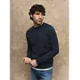 510100 468 MosMosh Gallery MMGAbel Crew Neck Sweat Salute Navy