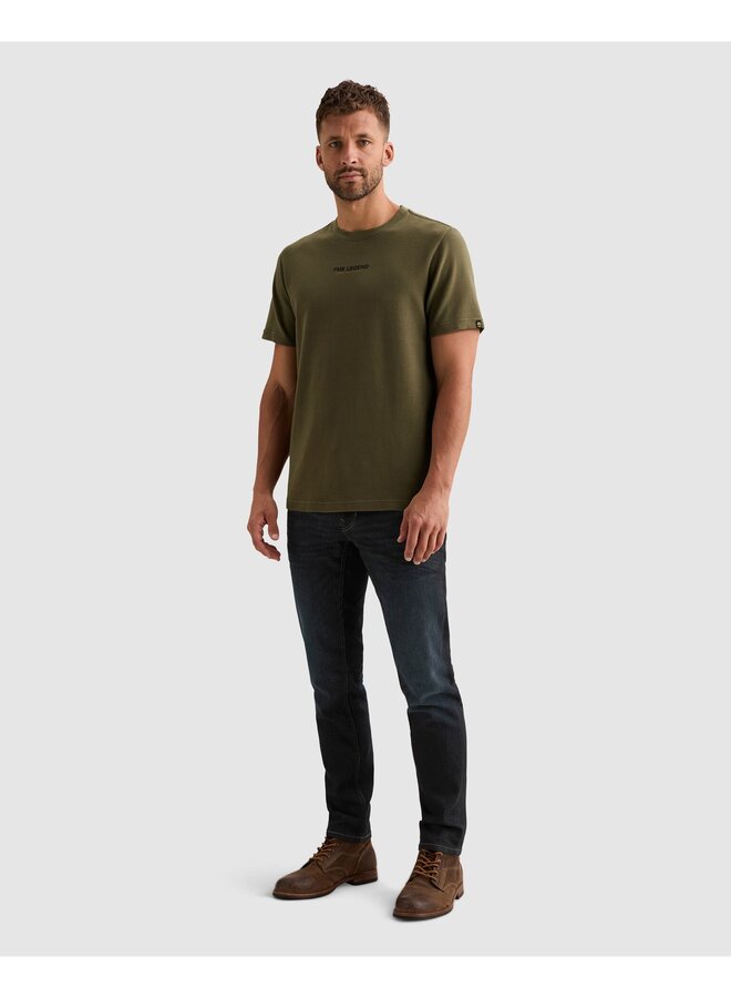 PTSS2608564 6447 PME Legend Short sleeve r-neck flat waffle jersey Kalamata
