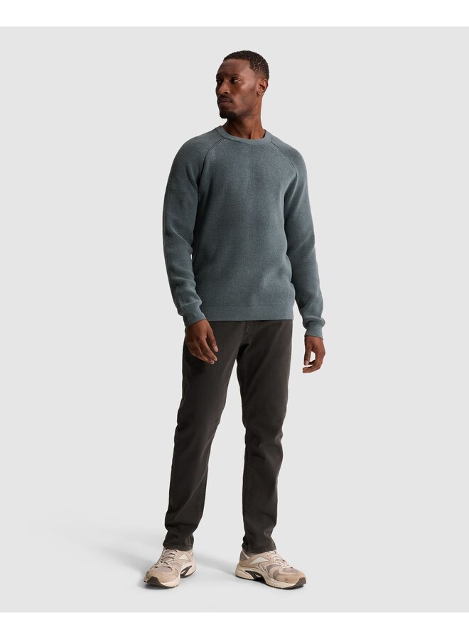 CKW2608305 5146 Cast Iron Crewneck regular fit soft blend Blue Mirage