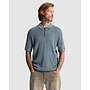 CPSS2608850 5146 Cast Iron Short sleeve polo regular fit cotton modal Blue Mirage