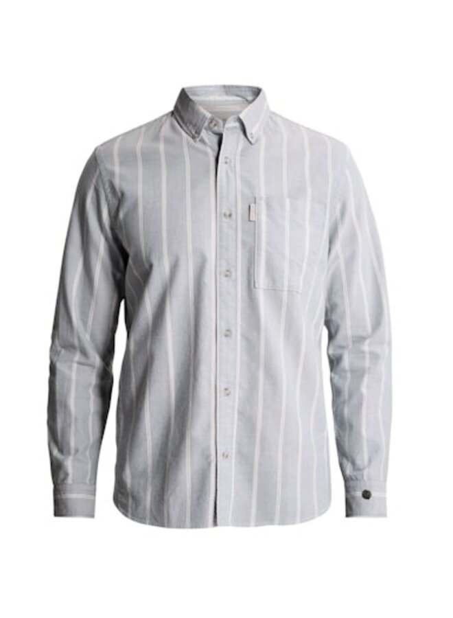 CSI2608202 5146 Cast Iron Long sleeve shirt Oxford Stripe Blue Mirage