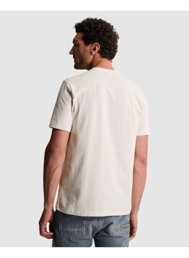 CTSS2608509 7555 Cast Iron Short sleeve r-neck regular fit peached jersey White Down