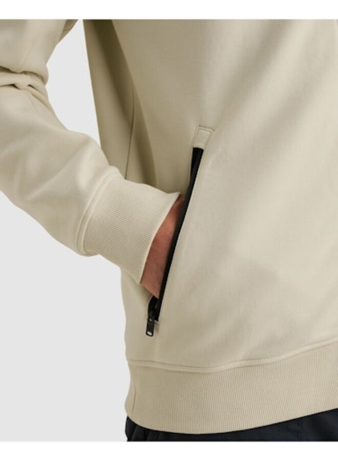 PSW2608437 7013 PME Legend Zip jacket interlock sweat Bone White