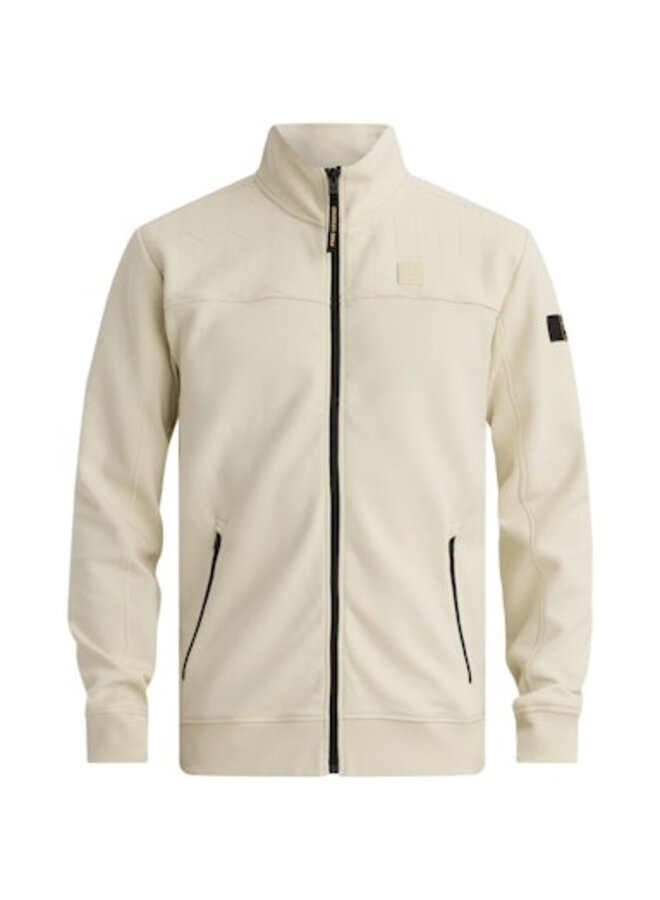 PSW2608437 7013 PME Legend Zip jacket interlock sweat Bone White