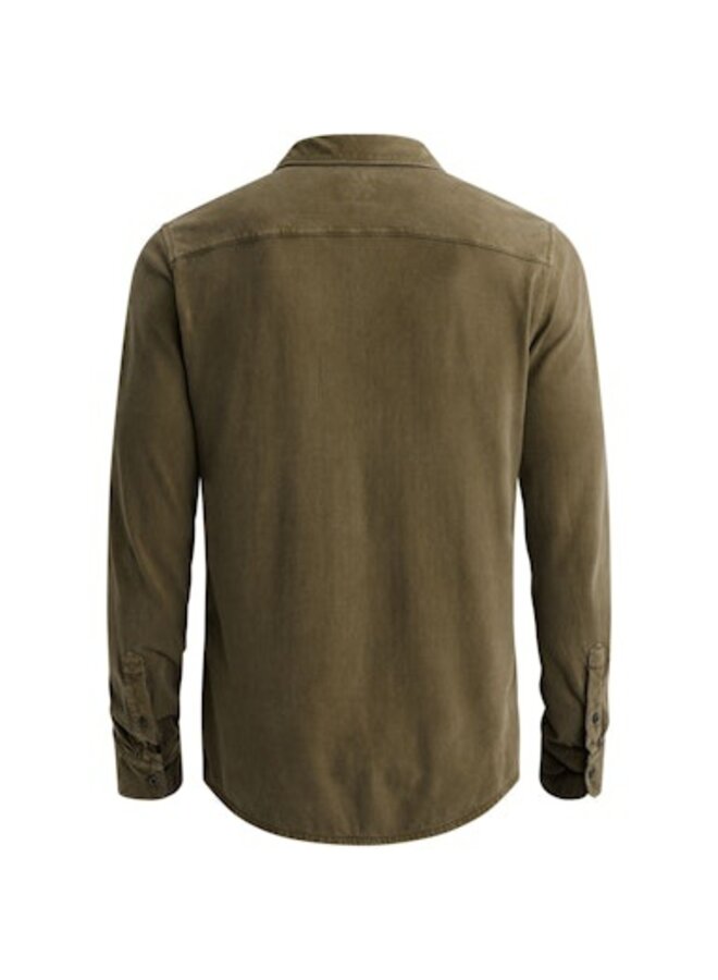 PSI2608208 6447 PME Legend Long sleeve shirt Print on poplin stretch Kalamata