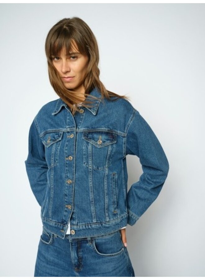 184850 401 MosMosh MMSaima Authentic Jacket Blue