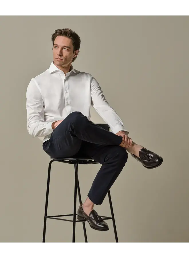 PP2HC10006 Prufuomo Japanese knitted Shirt SC White