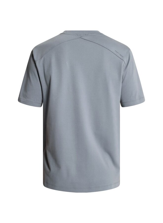 CTSS2608588 5146 Cast Iron Short sleeve r-neck regular fit interlock Blue Mirage