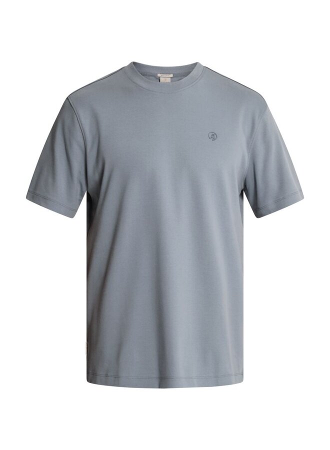 CTSS2608588 5146 Cast Iron Short sleeve r-neck regular fit interlock Blue Mirage