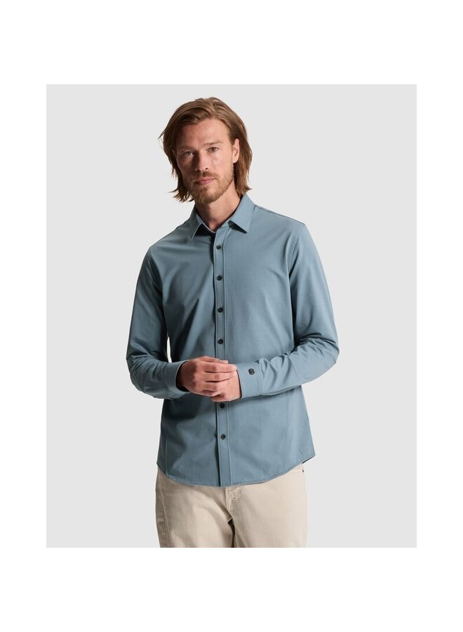 CSI2608200 5146 Cast Iron Long sleeve shirt Twill Jersey Blue Mirage