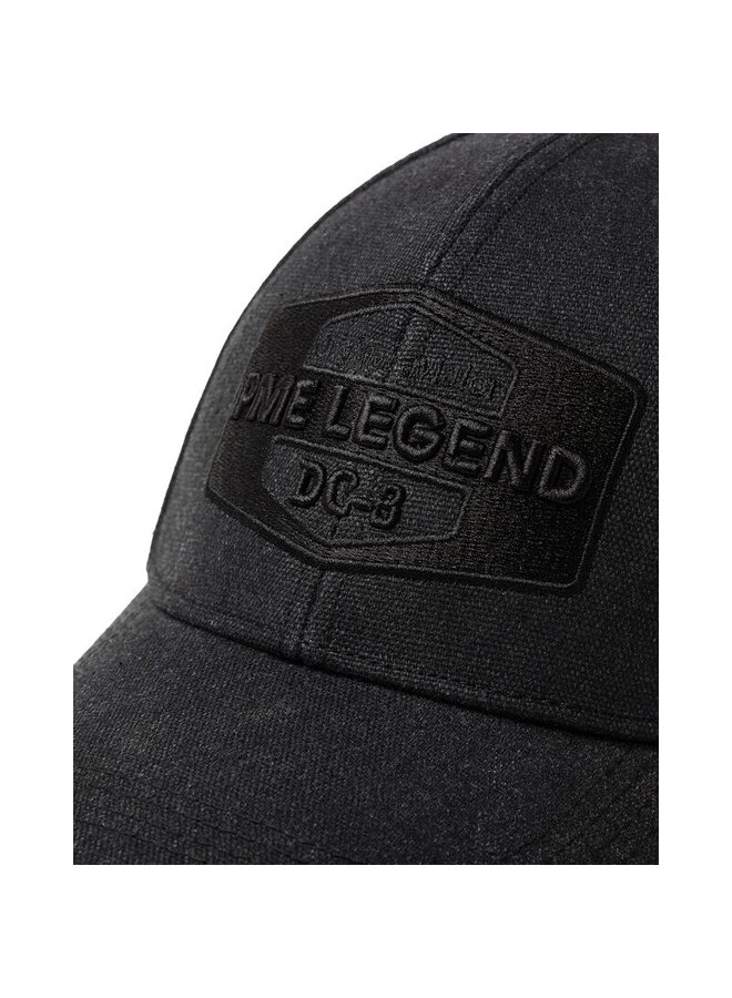PAC2608901 9140 PME Legend Cap Washed canvas embro Obsidian