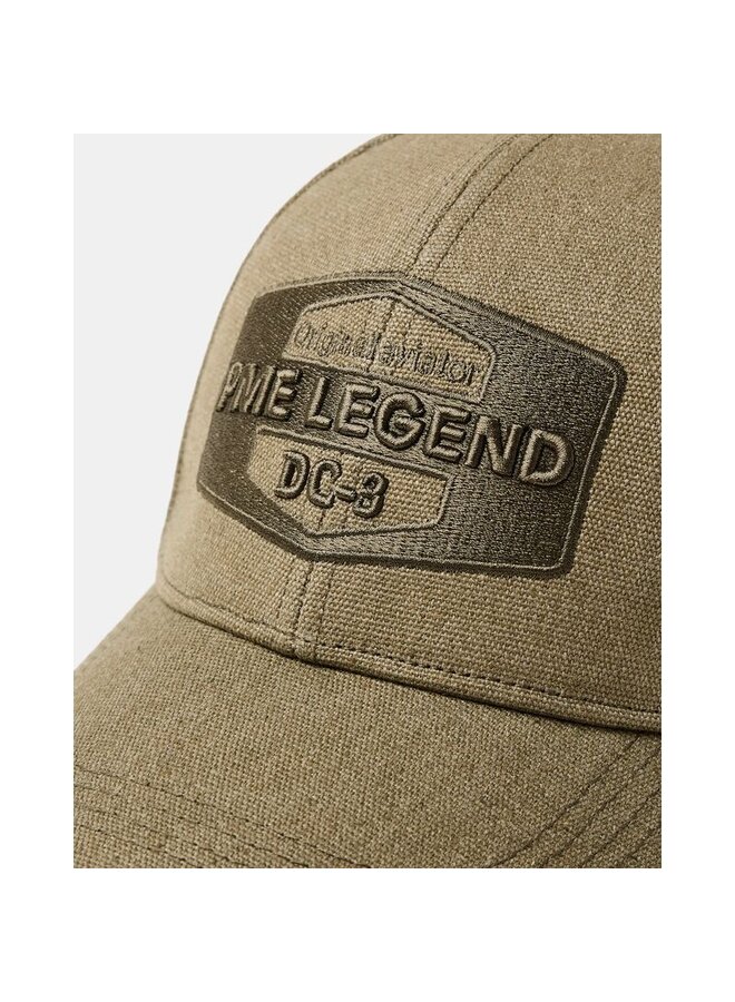 PAC2608901 6447 PME Legend Cap Washed canvas embro Kalamata