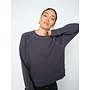 180720 292 MosMosh MMAbello O-LS Mèlange Sweatshirt Sweet Grape