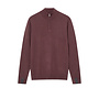 503342 283 MosMosh Gallery MMGAdam Soft Zip Turtle Neck Knit Huckleberry