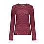 62586-14 470 Geisha Top lace bordeaux