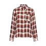 63664-20 775 Geisha blouse brown/red