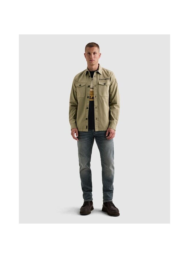 PSI2608232 6485 PME Legend Long sleeve shirt Garment dye back print Overland Trek