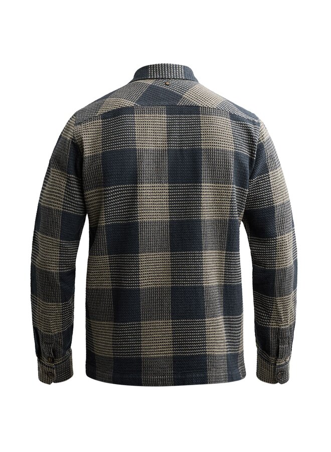 PSI2608229 5281 PME Legend Long sleeve shirt Structure Yarn Dyed Check Salute