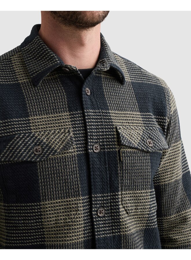PSI2608229 5281 PME Legend Long sleeve shirt Structure Yarn Dyed Check Salute