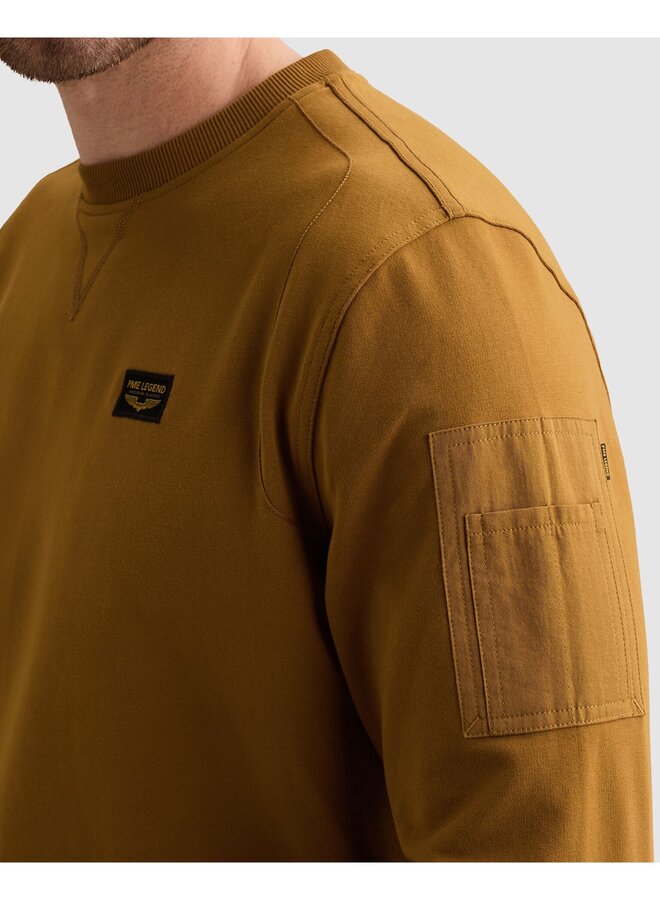 PLS2608499 8187 PME Legend Crewneck American Classic Golden Brown