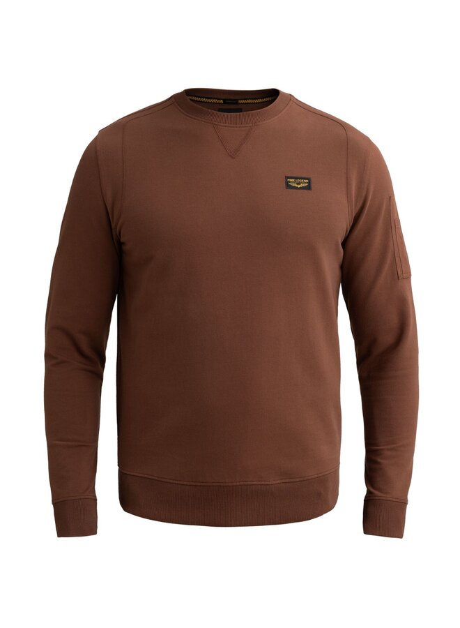 PLS2608499 8168 PME Legend Crewneck American Classic Cappuccino