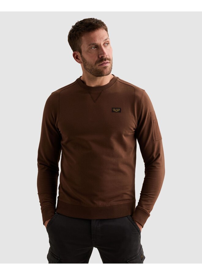 PLS2608499 8168 PME Legend Crewneck American Classic Cappuccino