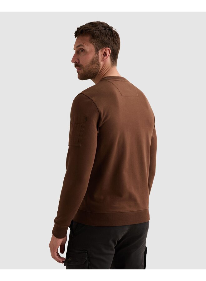 PLS2608499 8168 PME Legend Crewneck American Classic Cappuccino
