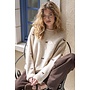 64538-23 720 Geisha Pullover embro bowtie sand/dark brown