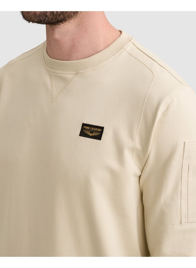 PLS2608499 7013 PME Legend Crewneck American Classic Bone White
