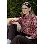 63641-20 450 Geisha blouse red/brown
