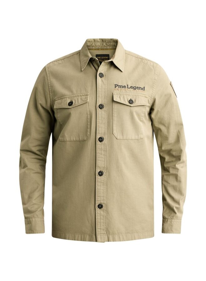 PSI2608232 6485 PME Legend Long sleeve shirt Garment dye back print Overland Trek