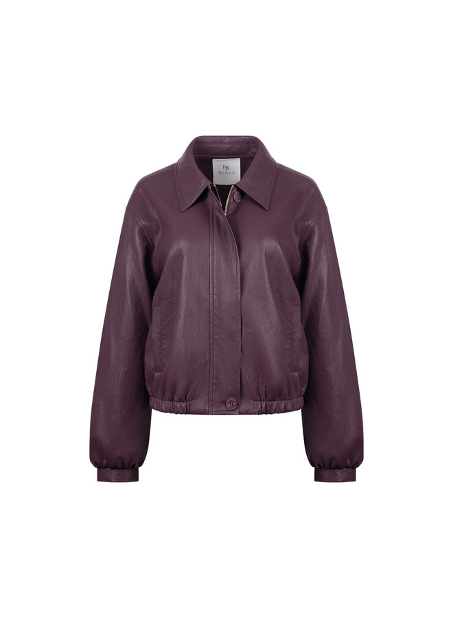 NKF13103 333 Nukus Dominique Jacket PU Cherry