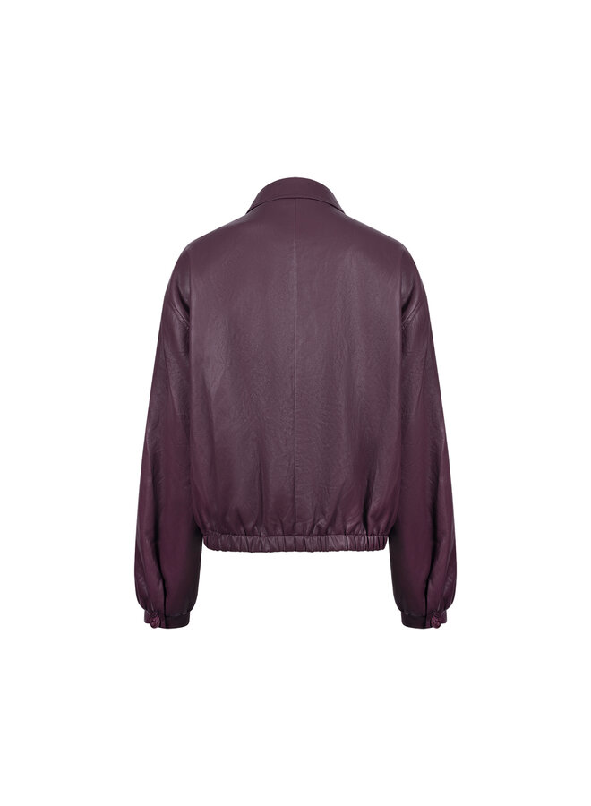 NKF13103 333 Nukus Dominique Jacket PU Cherry