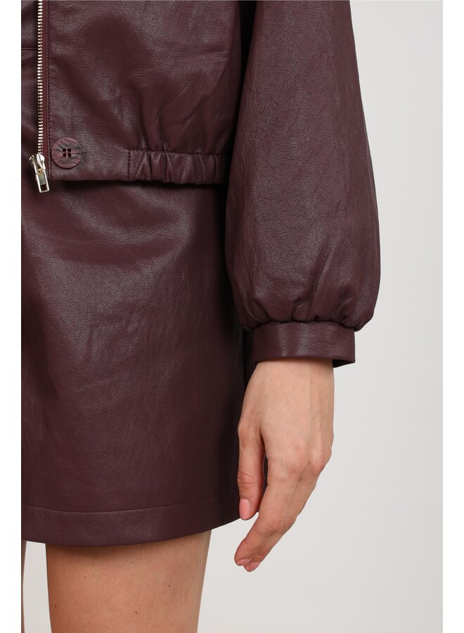 NKF13103 333 Nukus Dominique Jacket PU Cherry